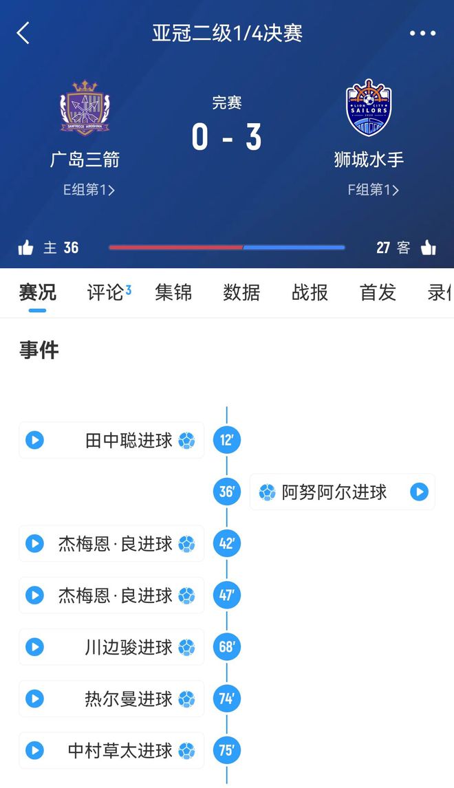 廣島三箭社長致歉：失誤致淘汰，將正視問題并處罰。