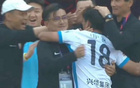 劉浪舟西岸首秀進球，漸入佳境，自勉之。