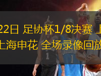 06月22日 足協杯1/8決賽 上海海港vs上海申花 全場錄像回放